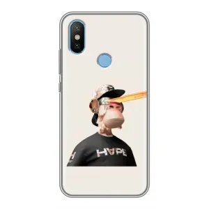 Чохли з Мавпами NFT для Xiaomi Mi6X (AlphaPrint) (мавпа NFT в окулярах)