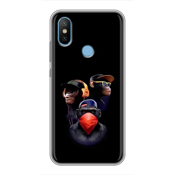 Чохол з принтом «Три мавпи» для Xiaomi Mi6X