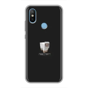 Чохол Майнкрафт на Xiaomi Mi6X (AlphaPrint) Minecraft (Овечка Майнкрафт)