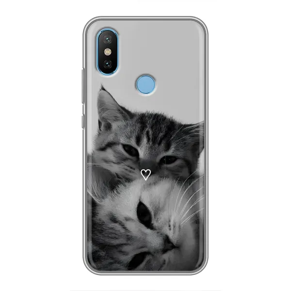 Чохол з принтом «Пара котів» для Xiaomi Mi6X