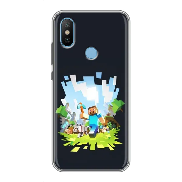 Чехол с принтом «персонажи Minecraft» для Xiaomi Mi6X Чехол с принтом «персонажи Minecraft» для Xiaomi Mi6X