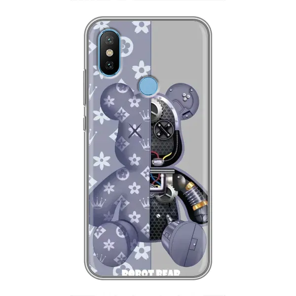 Чохол з принтом «Робот Медведик» для Xiaomi Mi6X