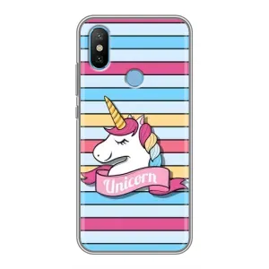 Чехол для Сяоми Ми6Х - (Единорожки - Новинки) (AlphaPrint) (Unicorn)