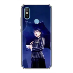 Силиконовый чехол с картинкой для Xiaomi Mi6X (Венсдей)