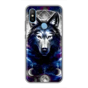 Защитные чехлы для Сяоми Ми6Х (AlphaPrint) (ХИТ продаж) ВОЛК (Волк)