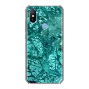 Мраморний чехол на Xiaomi Mi6X (VPrint) (Зелений мрамор)