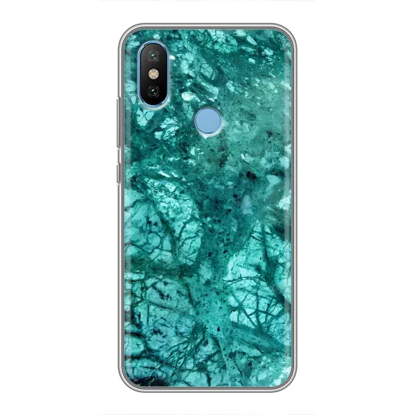Чехол с принтом «Зеленый мрамор» для Xiaomi Mi6X