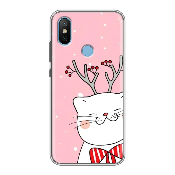 Чохол з принтом «Зимовий кіт» для Xiaomi Mi6X Чохол з принтом «Зимовий кіт» для Xiaomi Mi6X