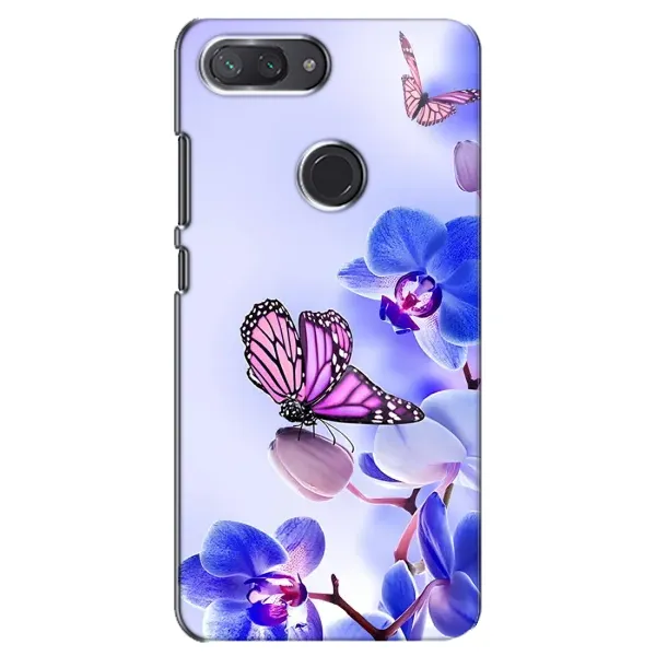 Чехол с принтом «Бабочка на цветочке» для Xiaomi Mi 8 Lite