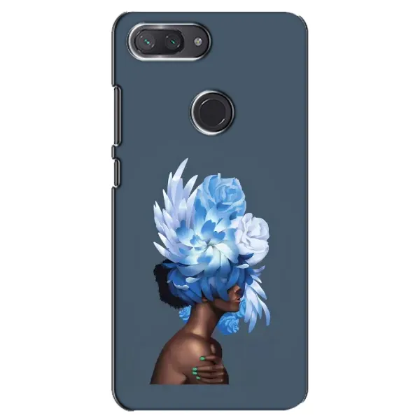 Чехол с принтом «Цветы на голове» для Xiaomi Mi 8 Lite