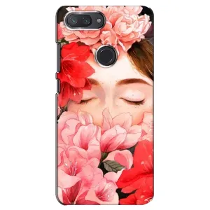 Чехлы (ART) Цветы на Xiaomi Mi 8 Lite (VPrint) (Очі в квітах)