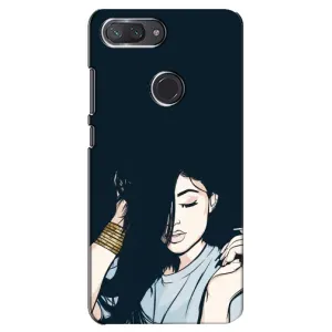 Чохол з друком для Xiaomi Mi 8 Lite - (Мода) (AlphaPrint) (Гарна дівчина)