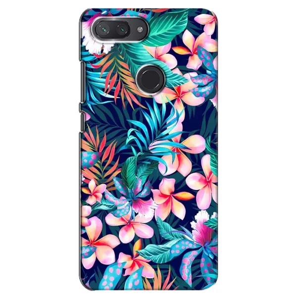 Чохол з принтом «Мальовничі квіти» для Xiaomi Mi 8 Lite