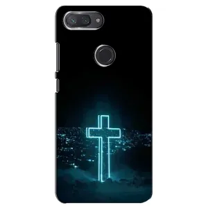 Християнські Чохли для Xiaomi Mi 8 Lite (AlphaPrint) (Хрест і місто)