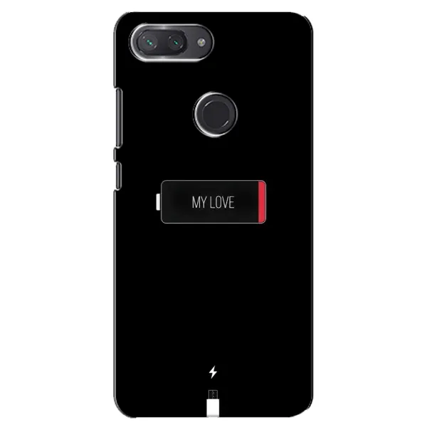 Чехол с принтом «Love battery» для Xiaomi Mi 8 Lite