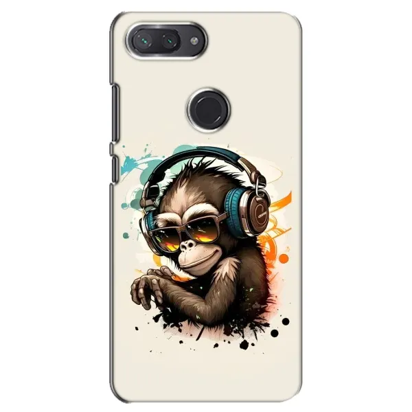 Чехол с принтом «Макака в наушниках» для Xiaomi Mi 8 Lite