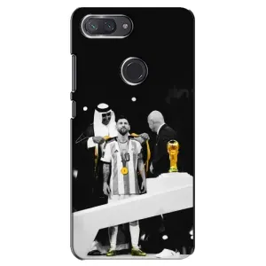 Чехлы для Xiaomi Mi 8 Lite (Leo чемпион) (AlphaPrint) (Месси в накидке)