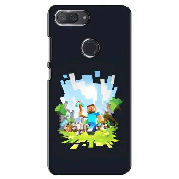 Чехол с принтом «персонажи Minecraft» для Xiaomi Mi 8 Lite