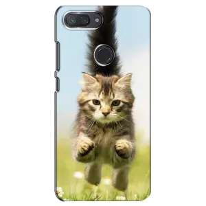Чехлы с Котиками для Xiaomi Mi 8 Lite (VPrint) (Прыжок кота)