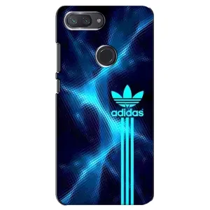 Чохли Адидас для Xiaomi Mi 8 Lite (AlphaPrint) (Синій Адідас)