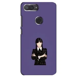 Чехлы Венсдей на Xiaomi Mi 8 Lite Уэнсдей (AlphaPrint) (Уэнздей в черном)
