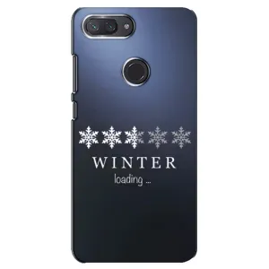 Зимние Чехлы для Сяоми Ми 8 Лайт - прозрачный фон (Winter loading)