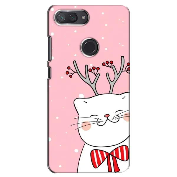 Чехол с принтом «Зимний кот» для Xiaomi Mi 8 Lite
