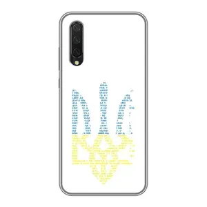 Чехлы для Xiaomi Mi 9 Lite  Укр. Символика (AlphaPrint) (Герб из букв)