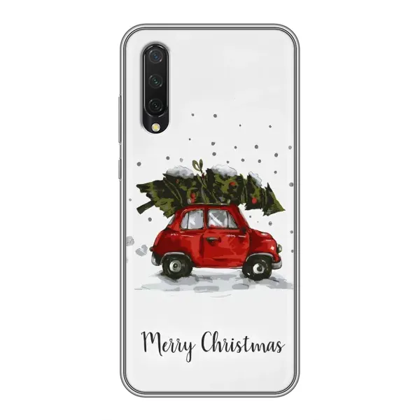 Чохол з принтом «Авто з ялинкою» для Xiaomi Mi 9 Lite