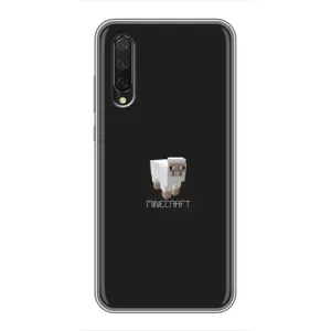Чехол Майнкрафт на Xiaomi Mi 9 Lite (AlphaPrint) Minecraft (Овечка Майнкрафт)