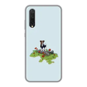 Чехлы с картинкой собаки Патрон для Xiaomi Mi 9 Lite (AlphaPrint) (Сапер Пес)