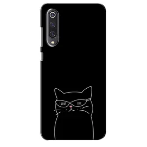 Чохол з малюнком кіт на Xiaomi Mi 9 SE (Байдужий кіт)