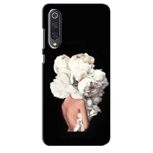 Чехлы (ART) Цветы на Xiaomi Mi 9 SE (VPrint) (Білі квіти)