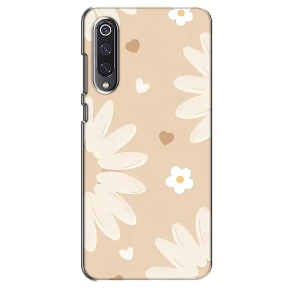 Чохол з принтом «Бежеві квіти» для Xiaomi Mi 9 SE Чохол з принтом «Бежеві квіти» для Xiaomi Mi 9 SE