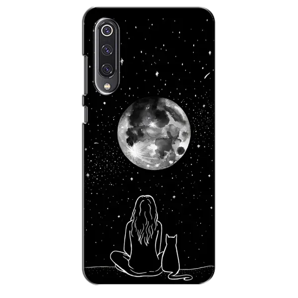 Чохол з принтом «Дівчина з котом» для Xiaomi Mi 9 SE Чохол з принтом «Дівчина з котом» для Xiaomi Mi 9 SE