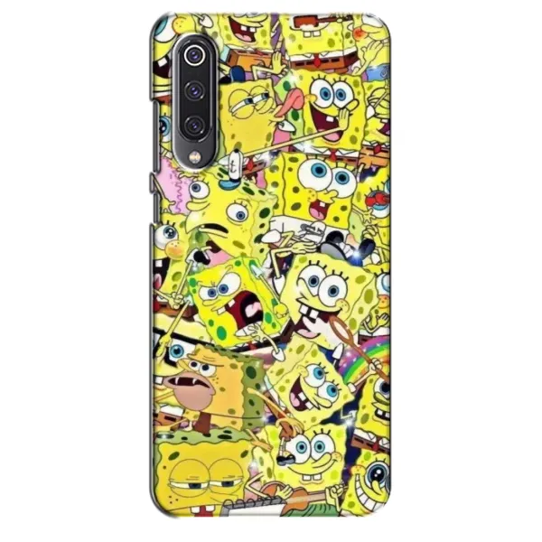 Чохол з принтом «Емоції Спан Боба» для Xiaomi Mi 9 SE Чохол з принтом «Емоції Спан Боба» для Xiaomi Mi 9 SE