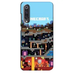 Чохол Майнкрафт на Xiaomi Mi 9 SE (AlphaPrint) Minecraft (фон Minecraft)
