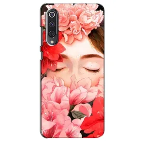 Чехлы (ART) Цветы на Xiaomi Mi 9 SE (VPrint) (Очі в квітах)