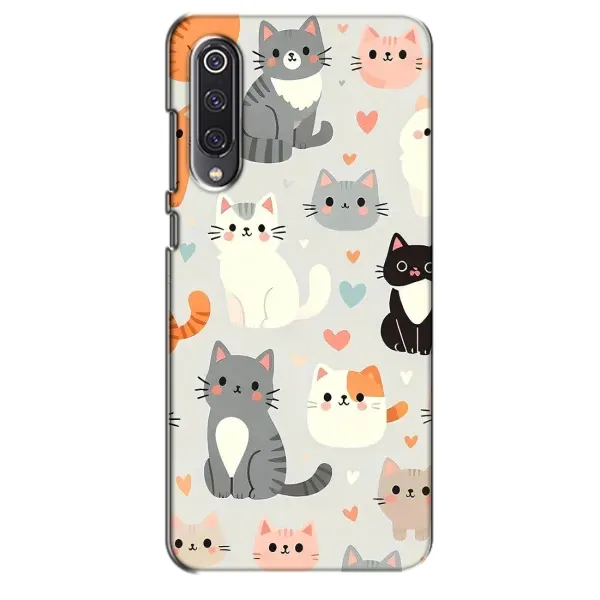 Чохол з принтом «Колаж котів» для Xiaomi Mi 9 SE Чохол з принтом «Колаж котів» для Xiaomi Mi 9 SE