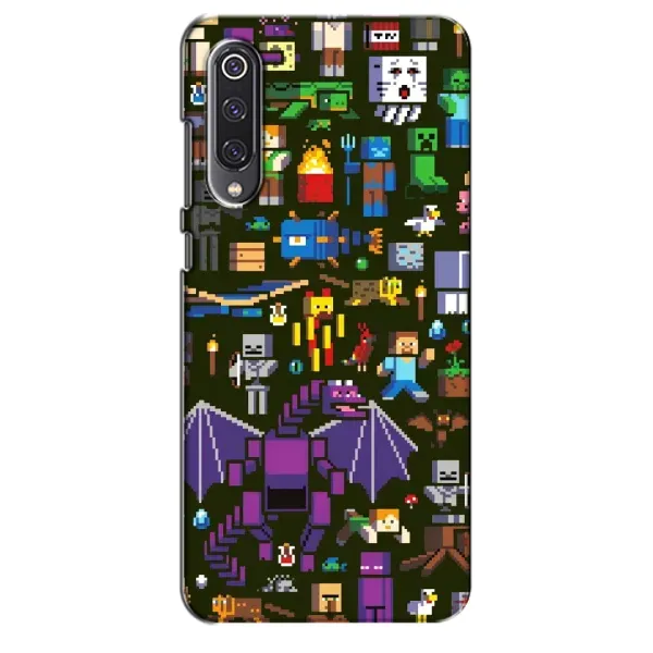 Чехол с принтом «Коллаж Майнкрафт» для Xiaomi Mi 9 SE