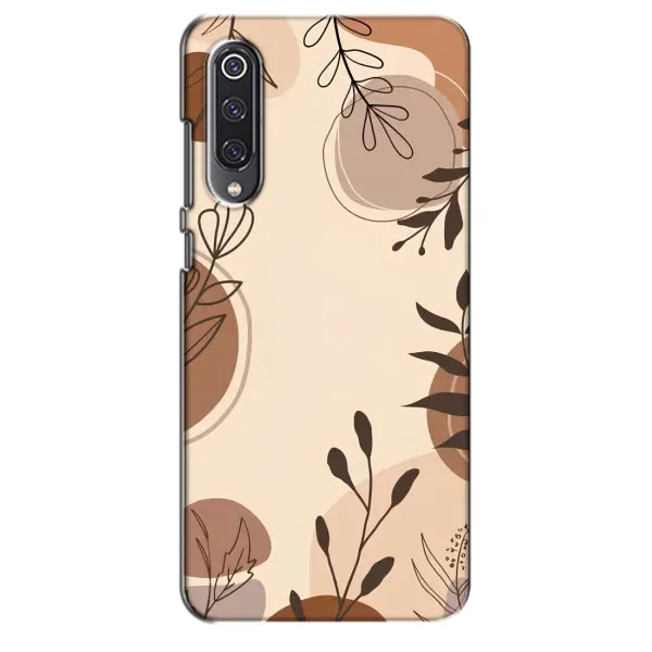 Чохол з принтом «Коричневі квіти» для Xiaomi Mi 9 SE Чохол з принтом «Коричневі квіти» для Xiaomi Mi 9 SE