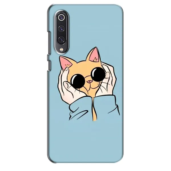 Чехол с принтом «Котик в очках» для Xiaomi Mi 9 SE