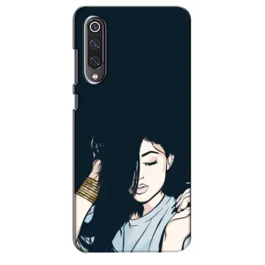 Чохол з друком для Xiaomi Mi 9 SE - (Мода) (AlphaPrint) (Гарна дівчина)