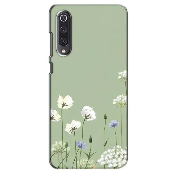 Чохол з принтом «Квіти на зеленому» для Xiaomi Mi 9 SE Чохол з принтом «Квіти на зеленому» для Xiaomi Mi 9 SE