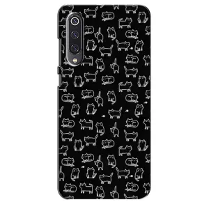 Чохол з принтом для Xiaomi Mi 9 SE (AlphaPrint) Модні коти (Маленькі котики)