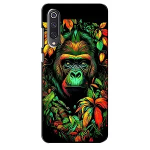 Чохол з Мавпами Xiaomi Mi 9 SE - (AlphaPrint) (Мавпа в квітах)