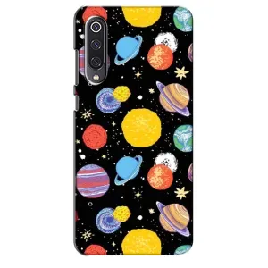 Космічні Чохли для Сяомі Мі 9 SE (VPrint) (Намальовані планети)