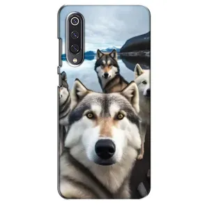 Чохол з Хаскі Xiaomi Mi 9 SE - (AlphaPrint) (Селфі Хаскі)