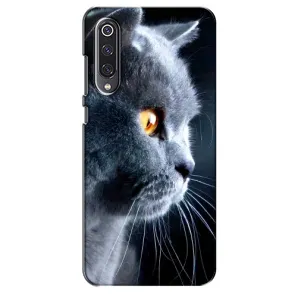 Чохли з Котиками для Xiaomi Mi 9 SE (VPrint) (Сірий Кіт)
