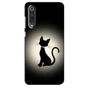 Чохол з принтом для Xiaomi Mi 9 SE (AlphaPrint) Модні коти (Силует котика)